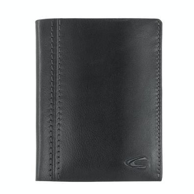 camel active Herrenbörse Brieftasche Ledergeldbörse hochformat schwarz black bilbao