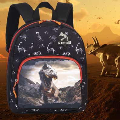 Kinderrucksack Dinosaurier Raptor Kita Ruckack Dinorucksack