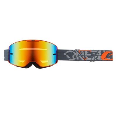 O'NEAL Bike Goggles B-20 Strain Gray/Orange - Radium Red