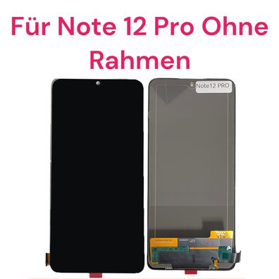 LCD Display Für Xiaomi Redmi Note 12 Pro 4G 2206122SC Bildschirm TouchScreen Schwarz