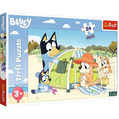 Bluey Puzzle 24 Teile Großartiger Tag Puzzle-Abenteuer