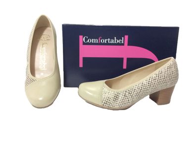 Comfortabel Pumps 5cm beige