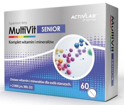 Multivitamin + Mineralstoffe Für Senioren 50+ Vitamin Mineral Komplex 60 Kaps