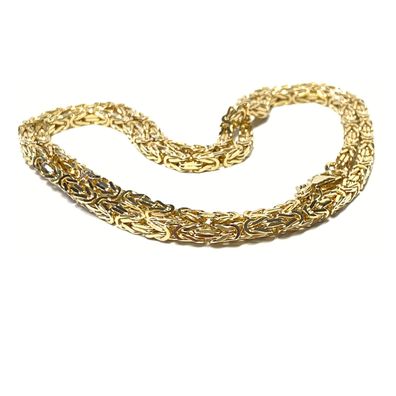 Kette 333/- Gelbgold Königskette 3mm 50 cm stabil massiv robust Halskette