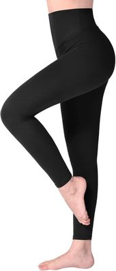 Sinophant Damen High Waist Leggings - Blickdicht, Stretch, Bauchkontrolle Yoga Sport