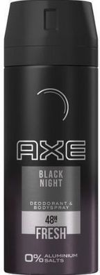 Axt Black Night Deodorant, 150ml Schutz vor Gerüchen