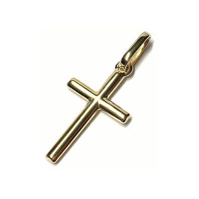 GoldAnhänger 333 Gold - Kreuz - zart fein klein Kreuzanhänger glatt