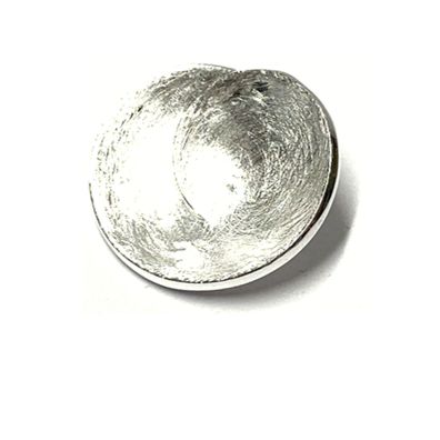 Kettenanhänger 925/- Silber eismatt Anhänger rund Kettengleiter