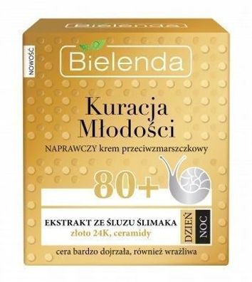 Bielenda Hochwirksame Anti-Aging Creme 80+ Reparaturbehandlung, 50 ml