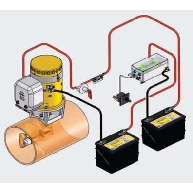 Vetus Serien-Parallschalter 12/24 oder 24/48 Volt BP3008