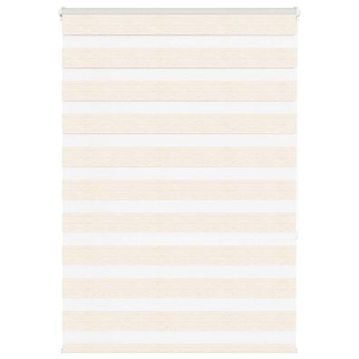 vidaXL Zebrarollo Marmorbeige 95x150 cm Stoffbreite 90,9 cm Polyester