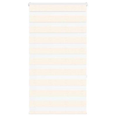 vidaXL Zebrarollo Marmorbeige 75x150 cm Stoffbreite 70,9 cm Polyester