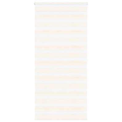 vidaXL Zebrarollo Marmorbeige 105x200cm Stoffbreite 100,9 cm Polyester