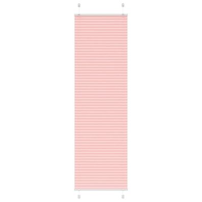 vidaXL Plissee Rosa 55x200 cm Stoffbreite 54,4 cm Polyester