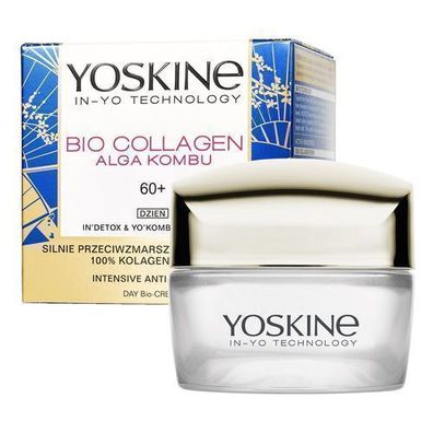 Yoskine Tagescreme 60+ Bio-Kollagen fér reife Haut, 50ml