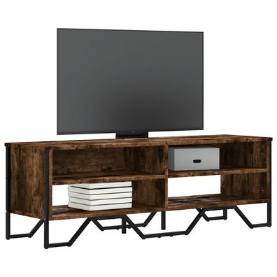 vidaXL TV-Schrank Räuchereiche 122x34x41 cm Holzwerkstoff