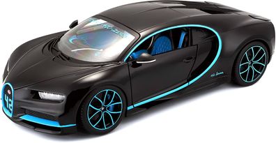 Bburago 18-11040BK - Modellauto - Bugatti Chiron 42 Sekunden Weltrekord (1:18)