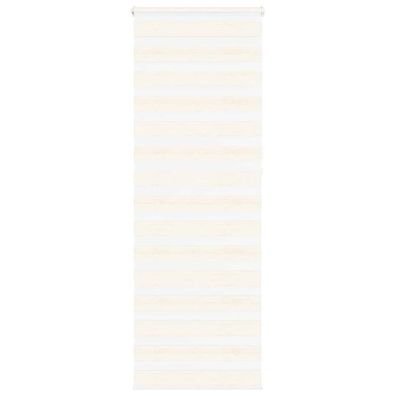 vidaXL Zebrarollo Marmorbeige 90x230 cm Stoffbreite 85,9 cm Polyester