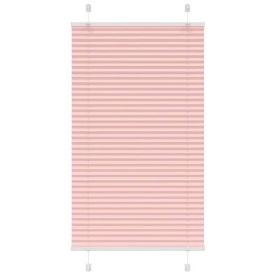 vidaXL Plissee Rosa 70x150 cm Stoffbreite 69,4 cm Polyester