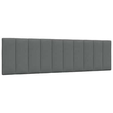 vidaXL Kopfteil-Kissen Dunkelgrau 180 cm Stoff
