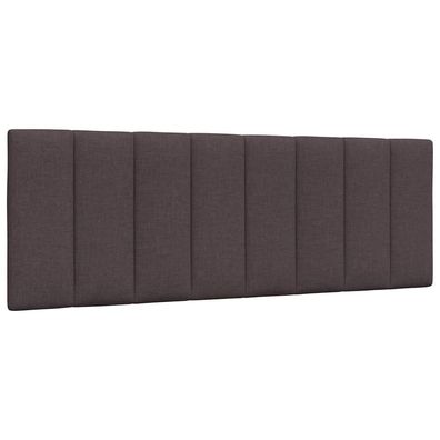 vidaXL Kopfteil-Kissen Dunkelbraun 120 cm Stoff