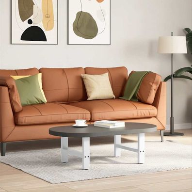 vidaXL Couchtischbeine Weiß 2 Stk. 30×50 cm Stahl