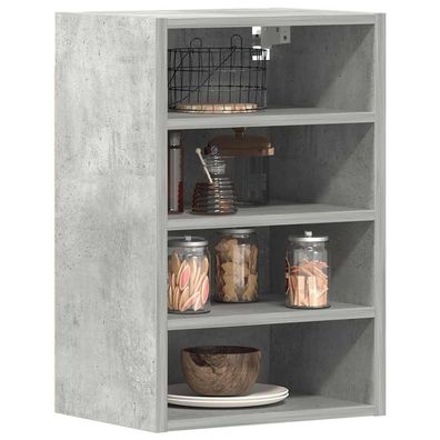 vidaXL Hängeschrank Betongrau 40x29,5x60 cm Holzwerkstoff