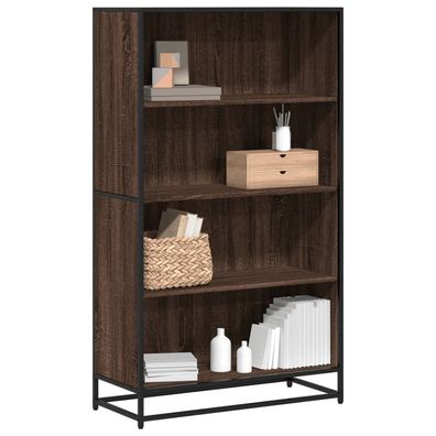 vidaXL Bücherregal Braun Eichen-Optik 80,5x35x139 cm Holzwerkstoff