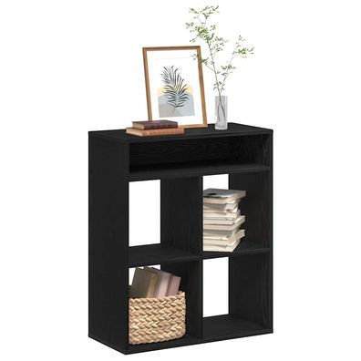 vidaXL Bücherregal Schwarz 66x31x80 cm Holzwerkstoff