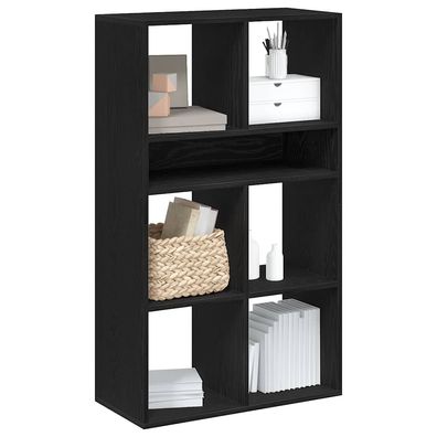 vidaXL Bücherregal Schwarz 66x31x112 cm Holzwerkstoff