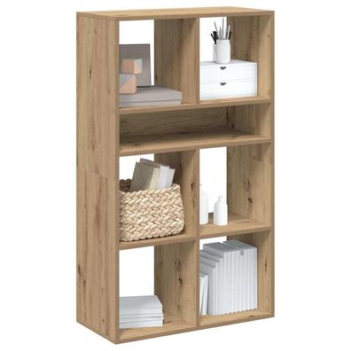 vidaXL Bücherregal Artisan-Eiche 66x31x112 cm Holzwerkstoff