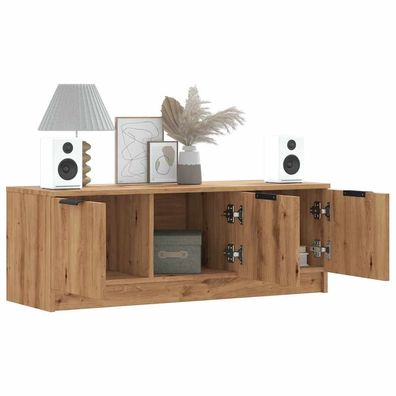 vidaXL TV-Schrank Artisan-Eiche 102x35x36,5 cm Holzwerkstoff