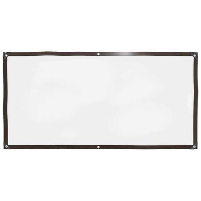 vidaXL Transparente Plane mit Ösen 1x2 m Polyethylen
