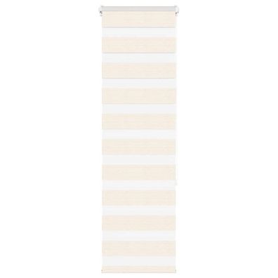 vidaXL Zebrarollo Marmorbeige 50x150 cm Stoffbreite 45,9 cm Polyester