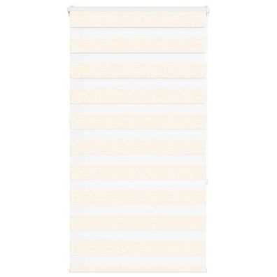 vidaXL Zebrarollo Marmorbeige 85x150 cm Stoffbreite 80,9 cm Polyester