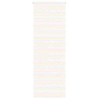 vidaXL Zebrarollo Marmorbeige 85x200 cm Stoffbreite 80,9 cm Polyester