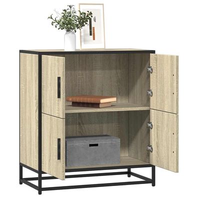 vidaXL Sideboard Sonoma-Eiche 68x35x76 cm Holzwerkstoff