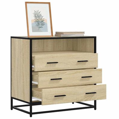 vidaXL Schubladenschrank Sonoma-Eiche 70x41x70 cm Holzwerkstoff