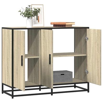 vidaXL Sideboard Sonoma-Eiche 94x35x76 cm Holzwerkstoff