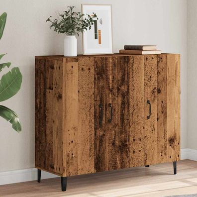 vidaXL Sideboard Altholz-Optik 90x34x80 cm Holzwerkstoff