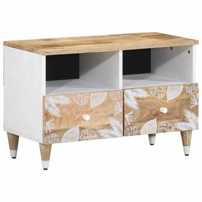 vidaXL TV-Schrank 70x33,5x46 cm Massivholz Mango