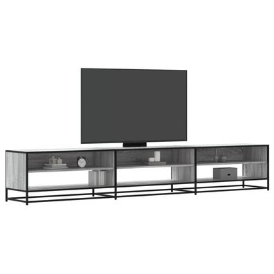 vidaXL TV-Schrank Grau Sonoma 270x40x46 cm Holzwerkstoff