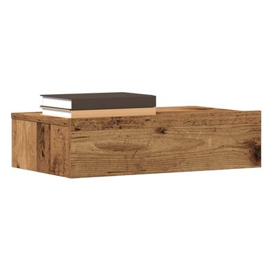 vidaXL Nachttisch Altholz-Optik 60x35 cm Holzwerkstoff