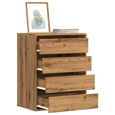 vidaXL Kommode Artisan-Eiche 60x41x76 cm Holzwerkstoff