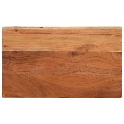 vidaXL Tischplatte 50x40x2,5 cm Rechteckig Massivholz Akazie