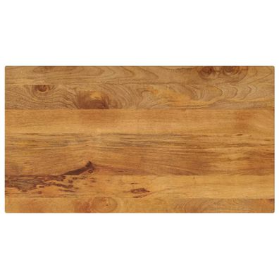 vidaXL Tischplatte 110x60x2,5 cm Rechteckig Massivholz Mango