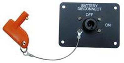 Batterieschalter 75A 12V mit Montageplatte, EK10040