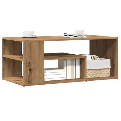 vidaXL Couchtisch Artisan-Eiche 100x50x40 cm Holzwerkstoff