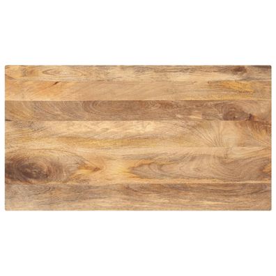 vidaXL Tischplatte 100x70x2,5 cm Rechteckig Massivholz Mango