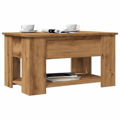 vidaXL Couchtisch Artisan-Eiche 79x49x41 cm Holzwerkstoff